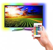 Kit banda LED RGB Lumina ambientala TV Monitor Mobilier